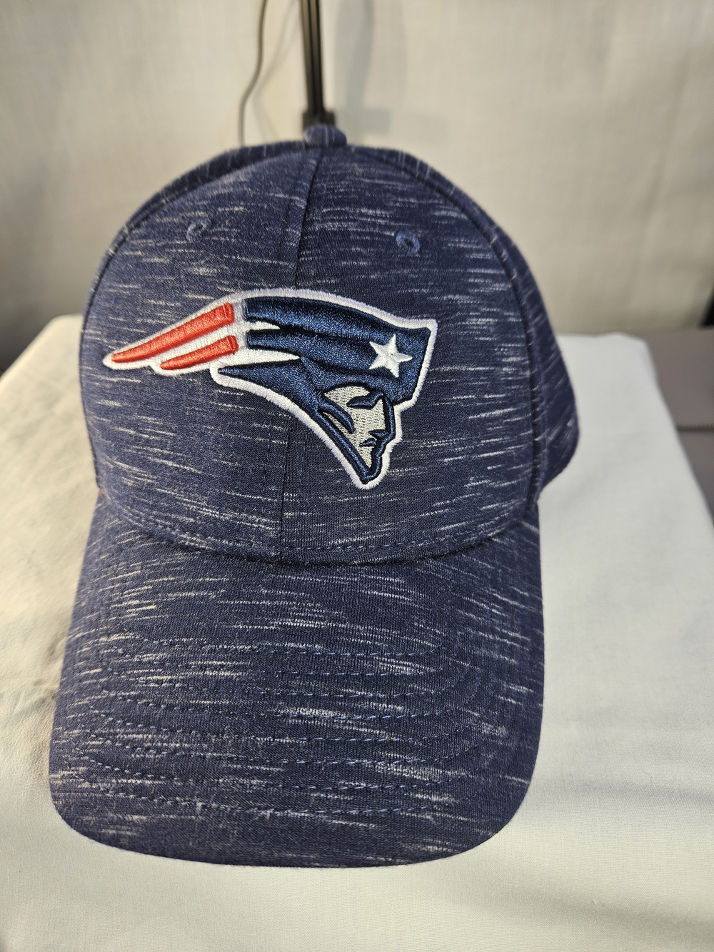 NE England NFL Hat Patriots Vans Black and Heather Navy Interior Logo Cap